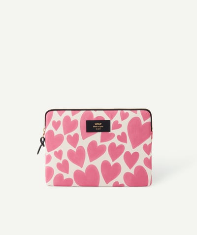 ECODESIGN Nouvelle Arbo   C - PINK HEARTS PRINT TABLET SLEEVE