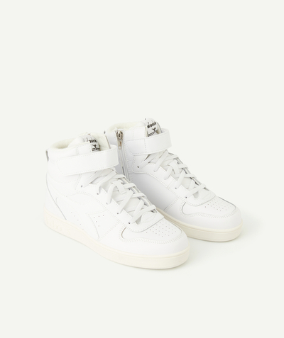 Teen boy Nouvelle Arbo   C - MAGIC MID PS WHITE TRAINERS
