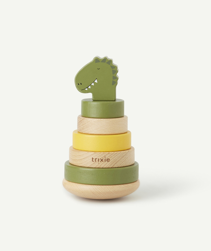 TRIXIE ® Tao Categories - MONSIEUR DINO WOODEN STACKING TOWER