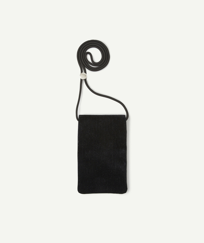 Accessories Nouvelle Arbo   C - BLACK CORDUROY SPARKLY SHOULDER BAG
