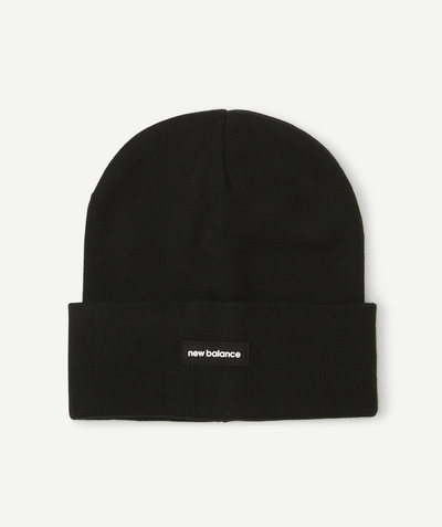 Acessories Nouvelle Arbo   C - BLACK ACRYLIC BEANIE WITH CUFF AND LOGO