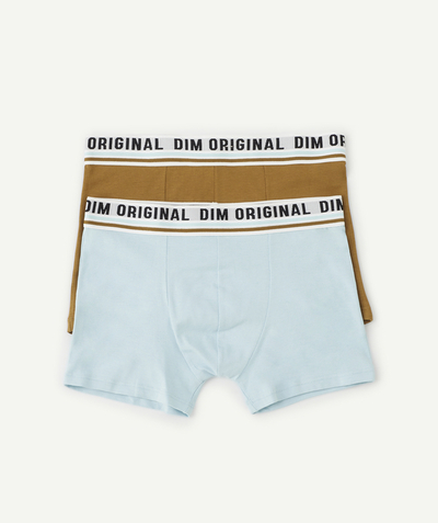 Boy Nouvelle Arbo   C - PACK OF 2 PAIRS OF ORIGINALS BROWN AND BLUE BOXER SHORTS