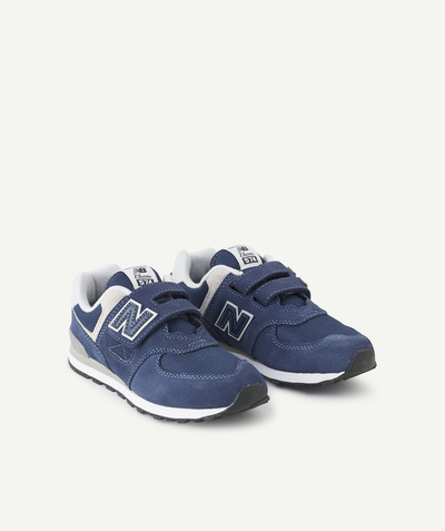 Sneakers Nouvelle Arbo   C - BLUE AND GREY 574 VELCRO TRAINERS