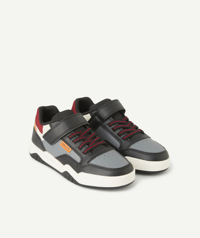 Shoes, booties Nouvelle Arbo   C - BOYS' ORANGE AND BLACK VELCRO TRAINERS