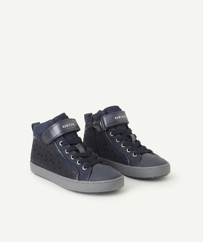 Shoes Nouvelle Arbo   C - GIRLS' KALISPERA NAVY HIGH-TOP TRAINERS