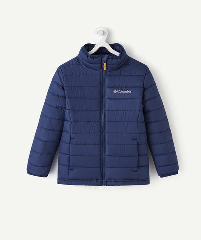 Coat - Padded jacket - Jacket Tao Categories - BOYS' DARK BLUE POWDER LITE INSULATED JACKET