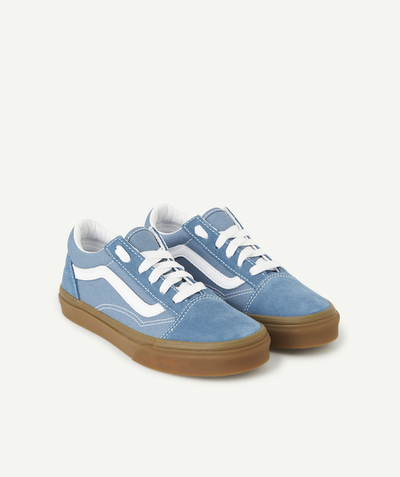 Boy Tao Categories - BLUE OLD SKOOL TRAINERS WITH BROWN SOLES