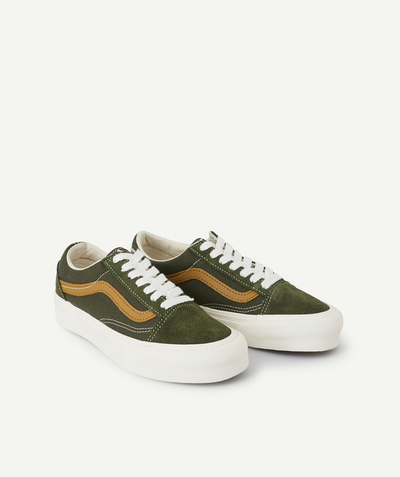 Boy Nouvelle Arbo   C - KHAKI AND BROWN OLD SKOOL VR3 TRAINERS