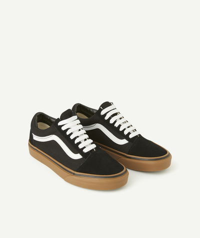 Shoes, booties Nouvelle Arbo   C - BLACK AND WHITE OLD SKOOL TRAINERS WITH BROWN SOLES