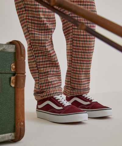 Boy Nouvelle Arbo   C - RED AND WHITE OLD SKOOL TRAINERS