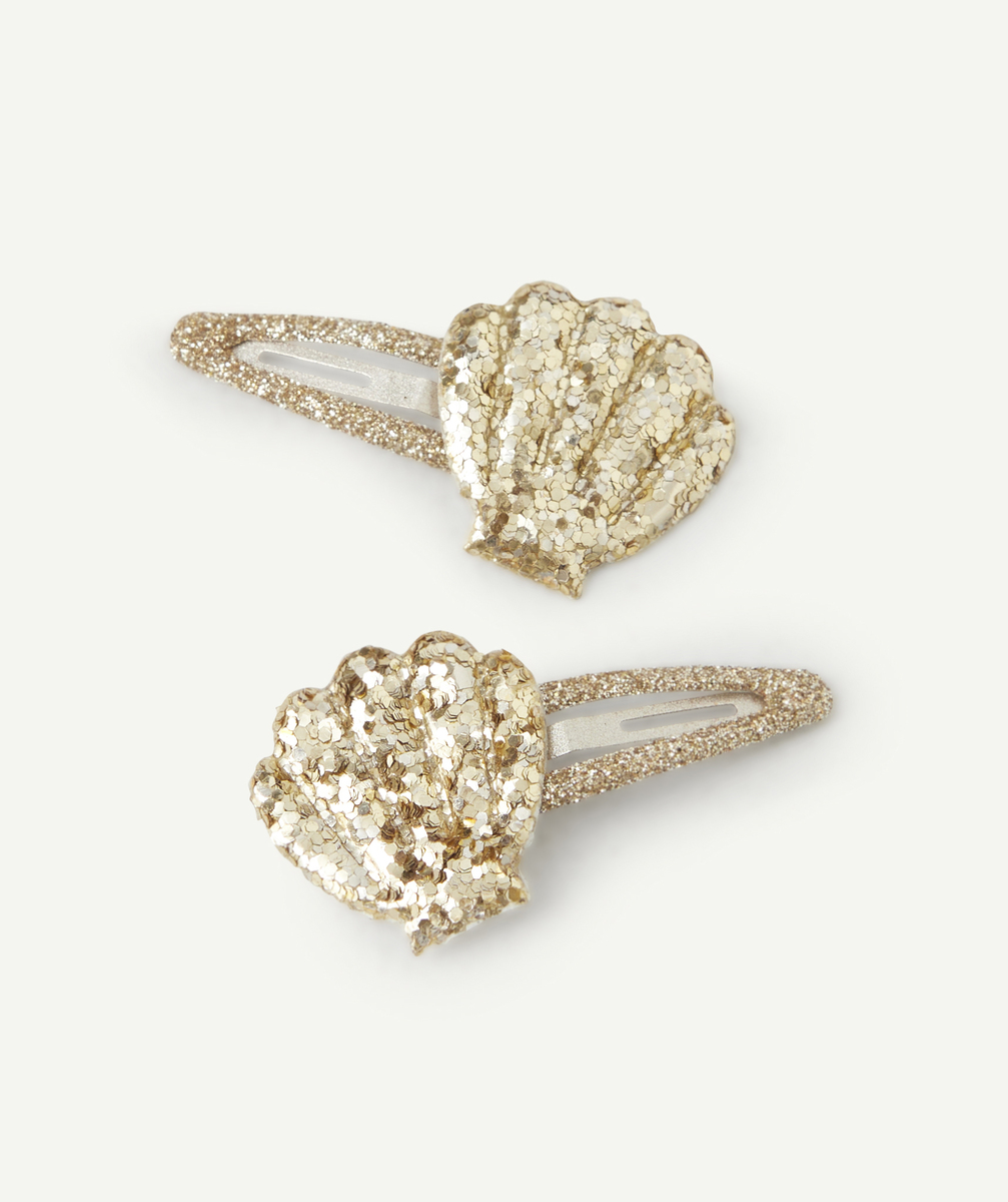 Lot de 2 barrettes bébé fille pailletées aux motifs chats - TU