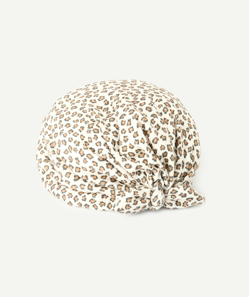 Turban bébé fille imprimé léopard - 9-18M