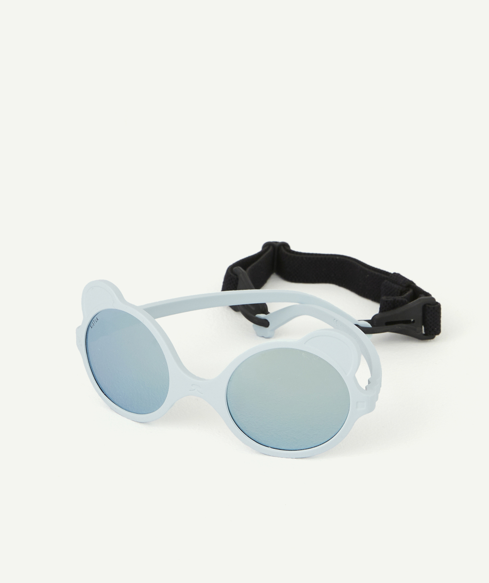 lunettes de soleil ourson bleues et souples 0-12 mois - 0-1y