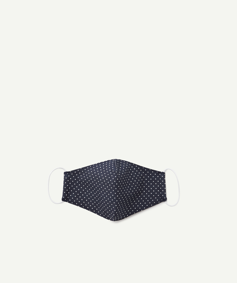 Le masque enfant à pois en tissu recyclé- catégorie 1 - TU