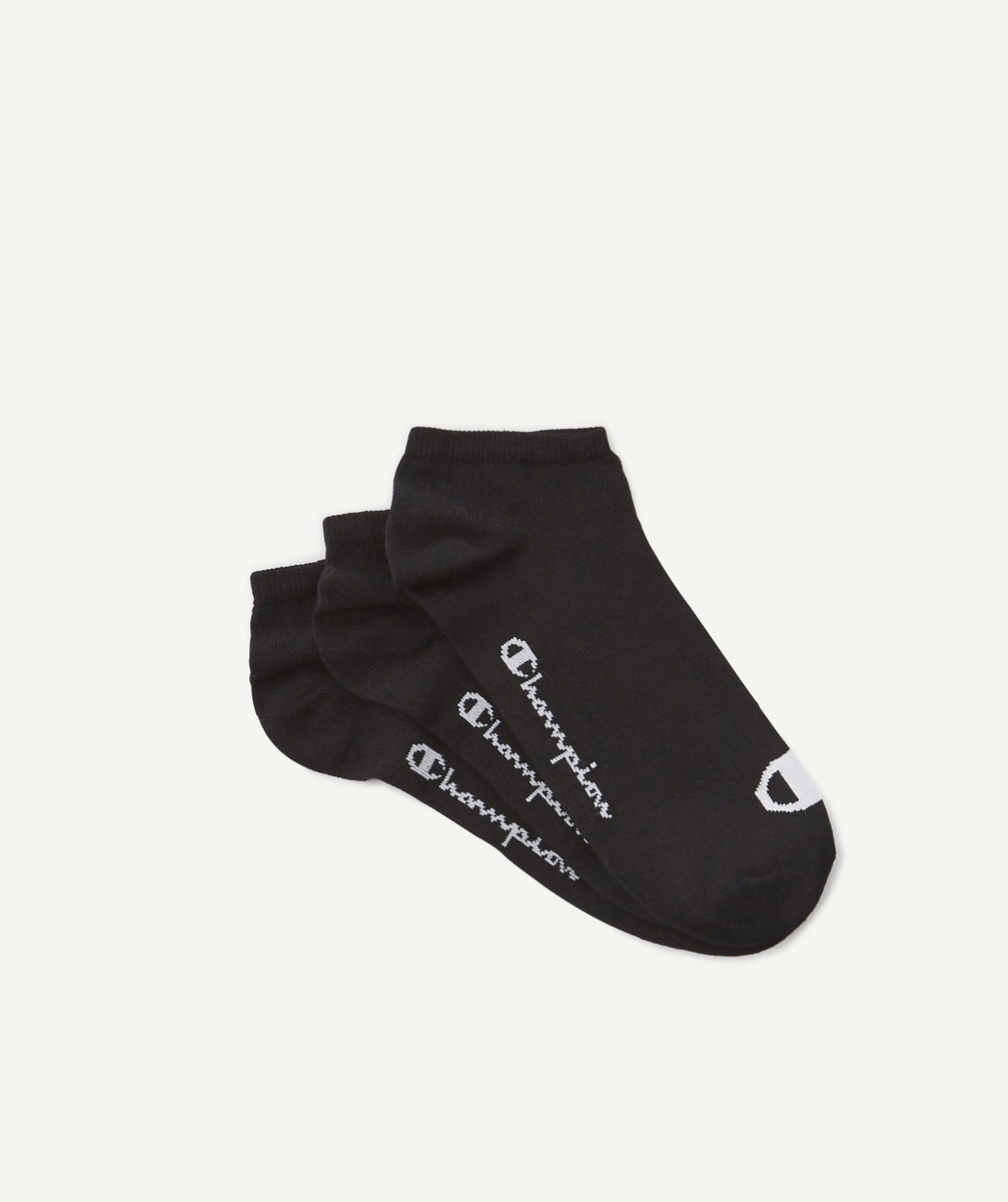 Les 3 paires de socquettes invisibles noires - 43-46