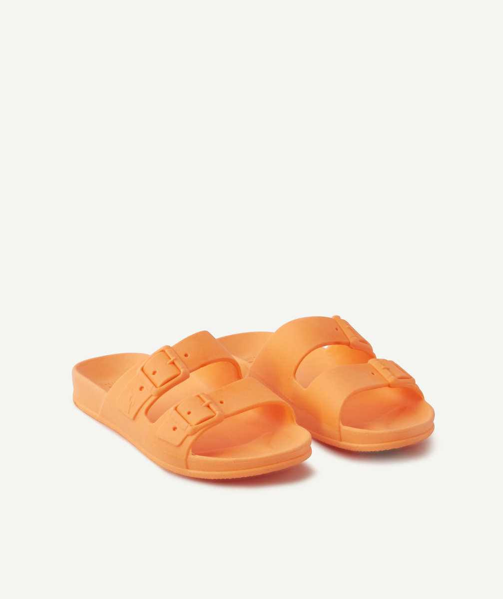 sandales orange fluo parfumées enfant - 27-28