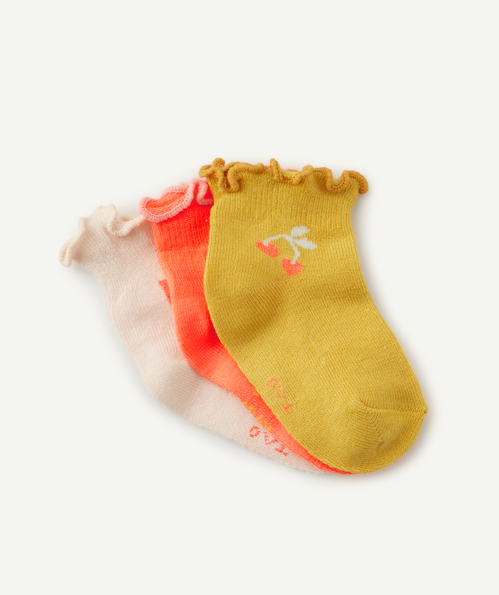 Le lot de 3 paires de chaussettes avec festons - 18-20
