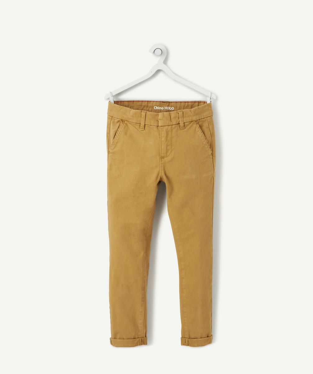 Le pantalon chino camel avec poches - 2 A