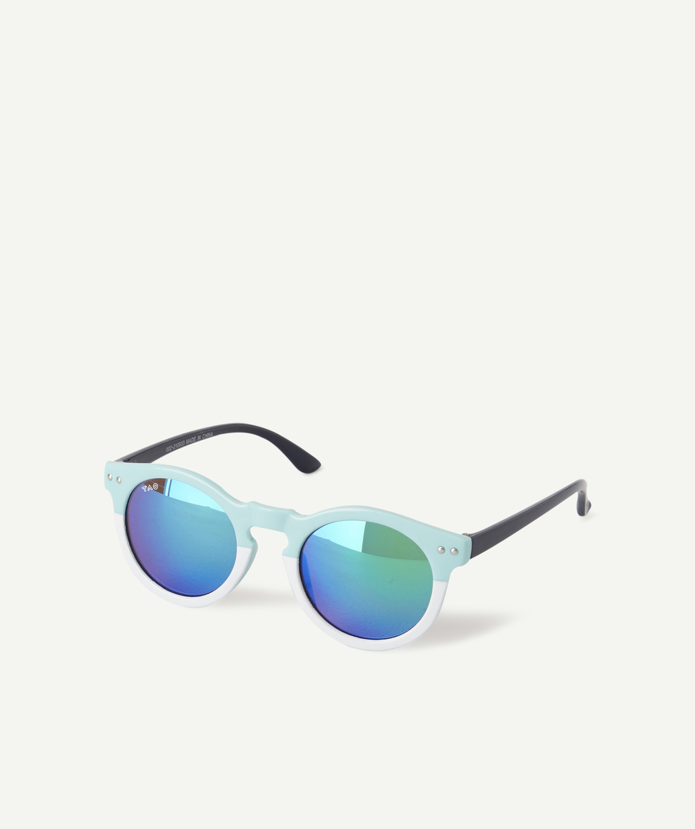 Les lunettes de soleil colorées forme ronde uv3 - TU