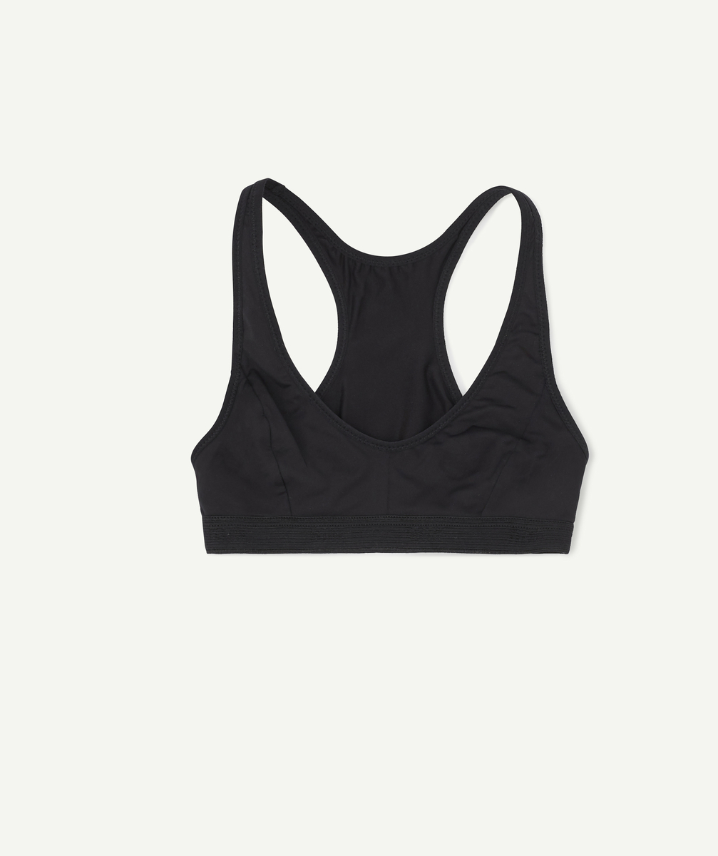 La brassière noire en coton - 16A