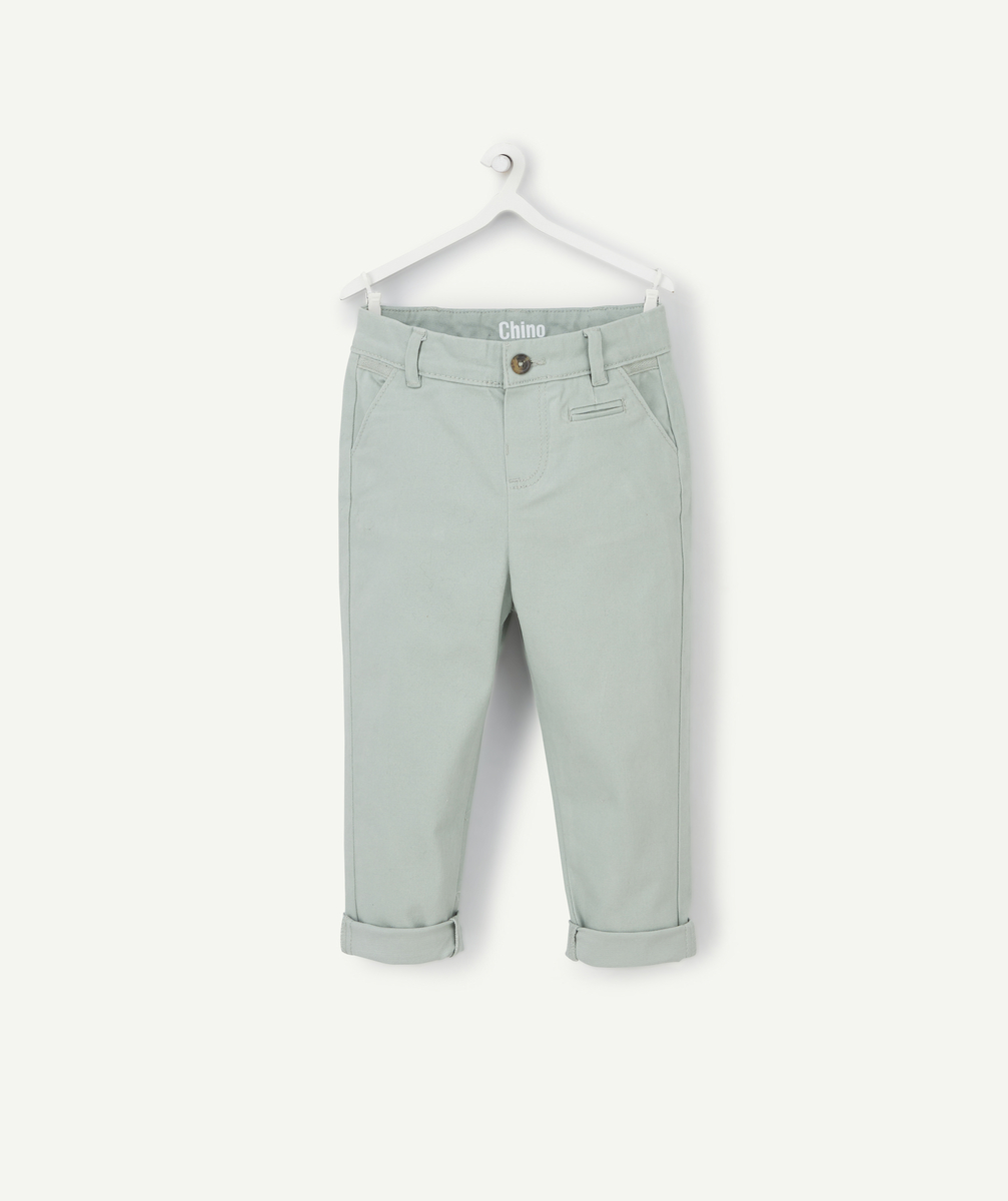 Pantalon chino bébé garçon vert - 9 M