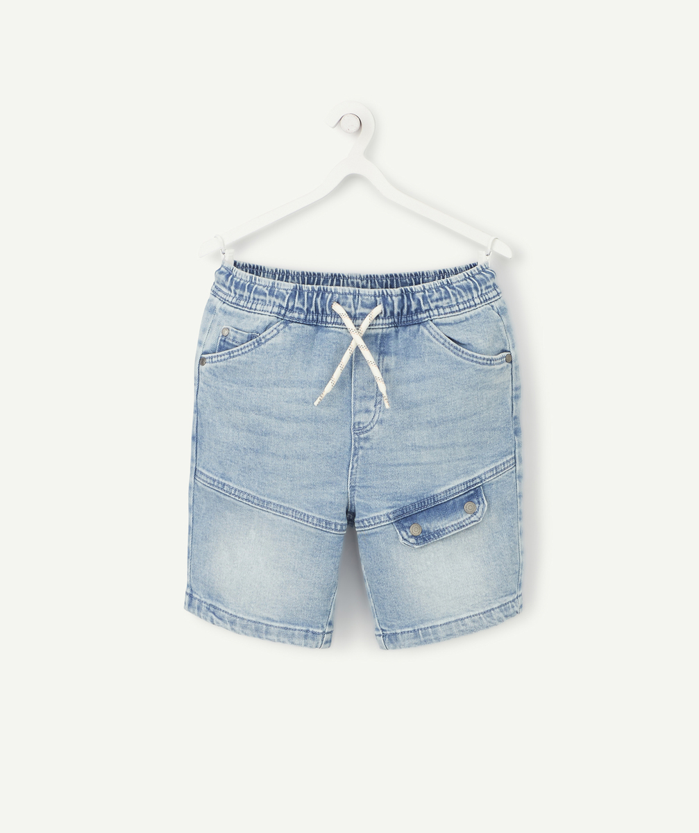 Le bermuda droit en denim less water - 12 A