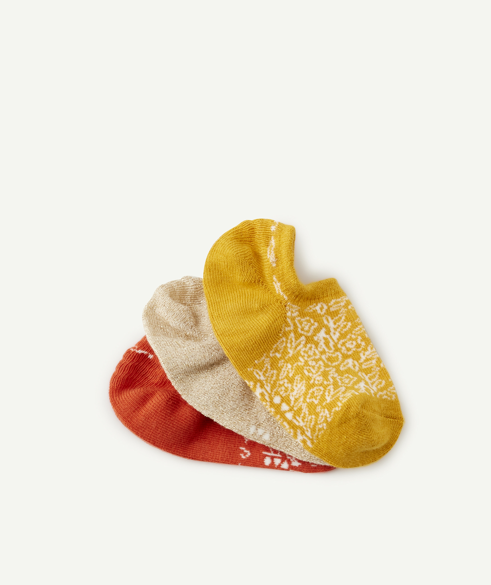 Lot de 3 chaussettes fille avec imprimé - 35-37