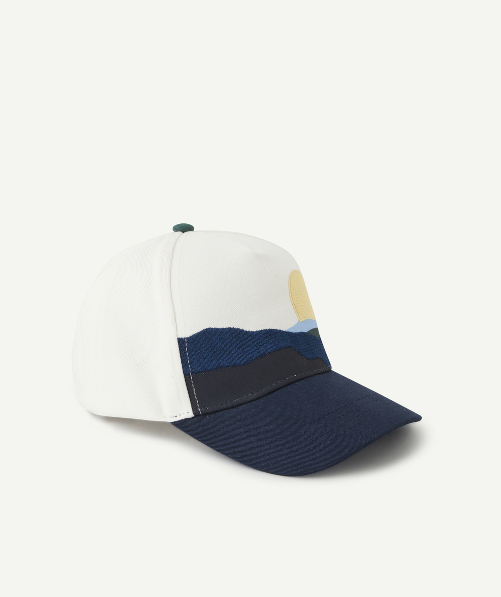 Casquette garçon en coton avec animation soleil - 8-10 A