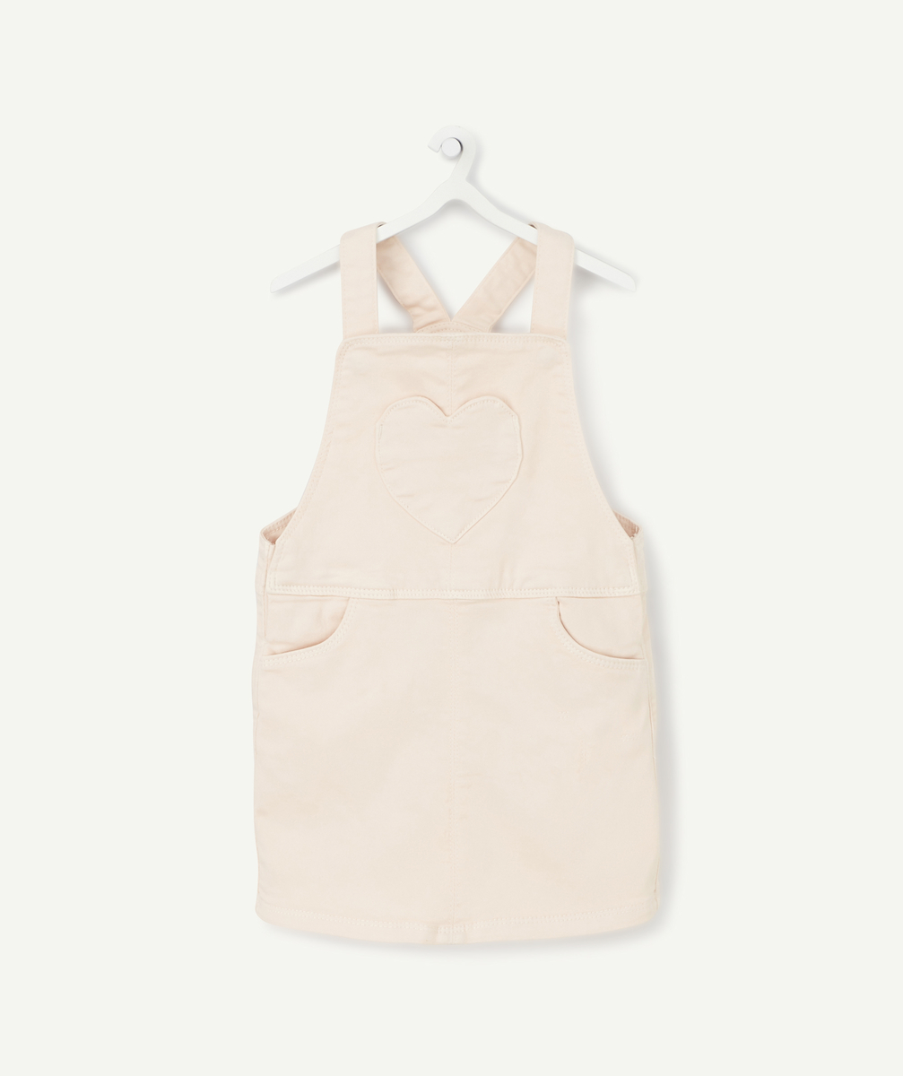 robe rose à bretelles avec poche coeur bébé fille - 3 m