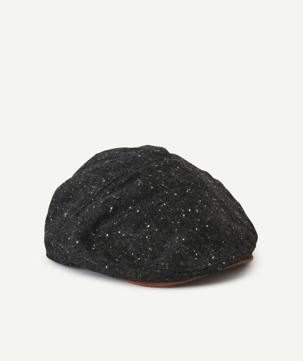 Casquette gavroche gris moucheté garçon - 8-10 A