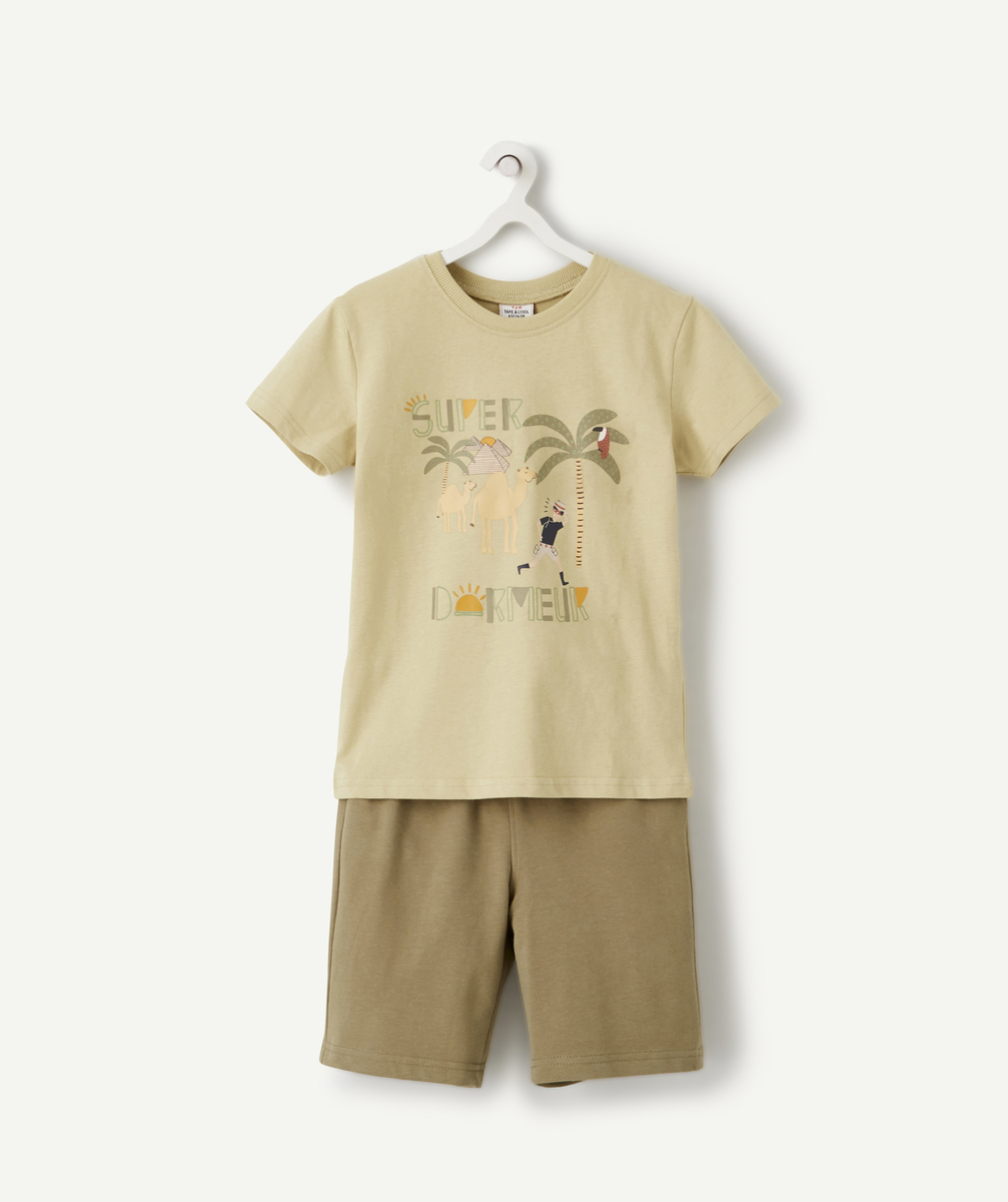 Pyjama garçon en fibres recyclées super dormeur vert - 4 A