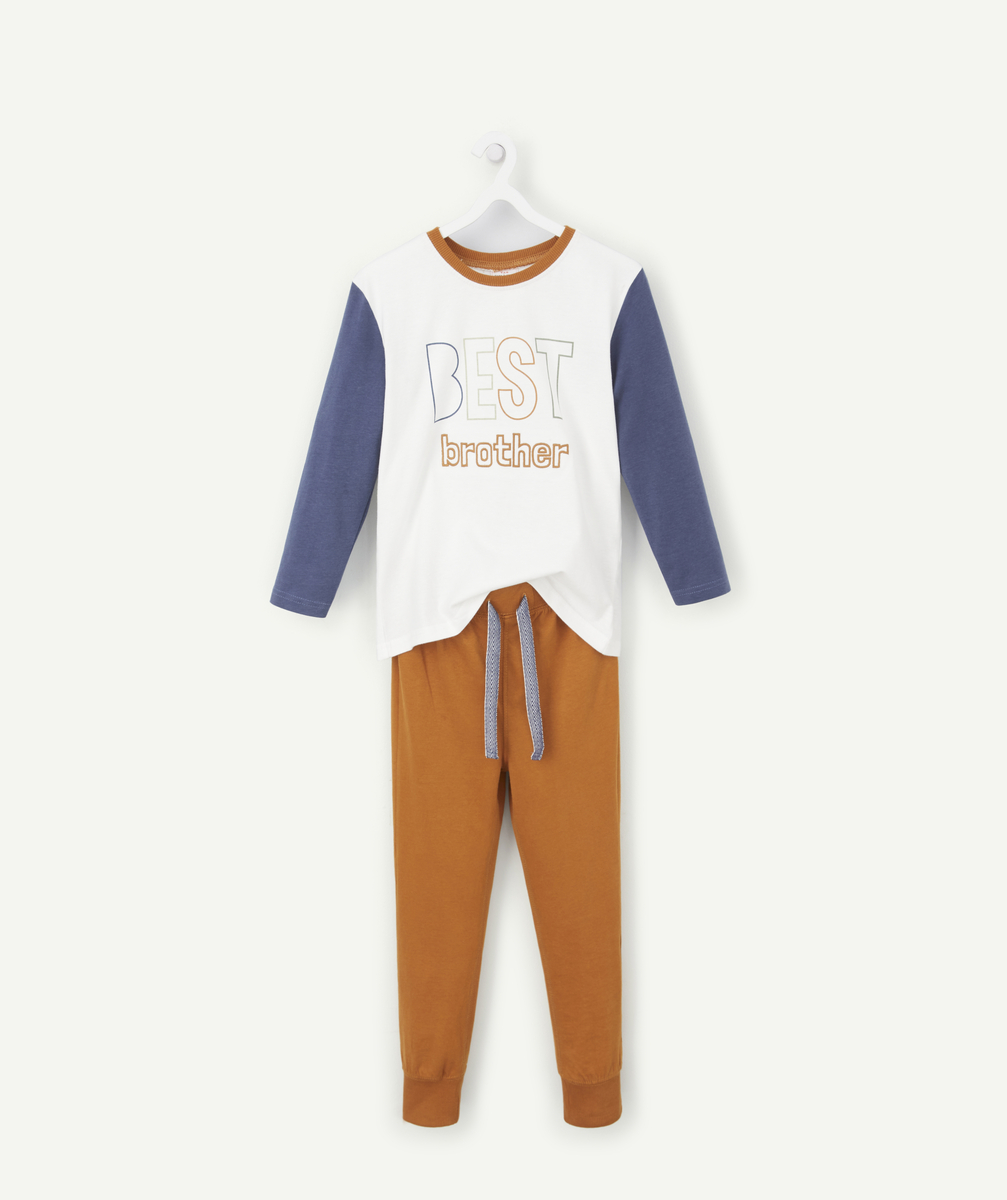 Pyjama best brother garçon en fibres recyclées - 6 A