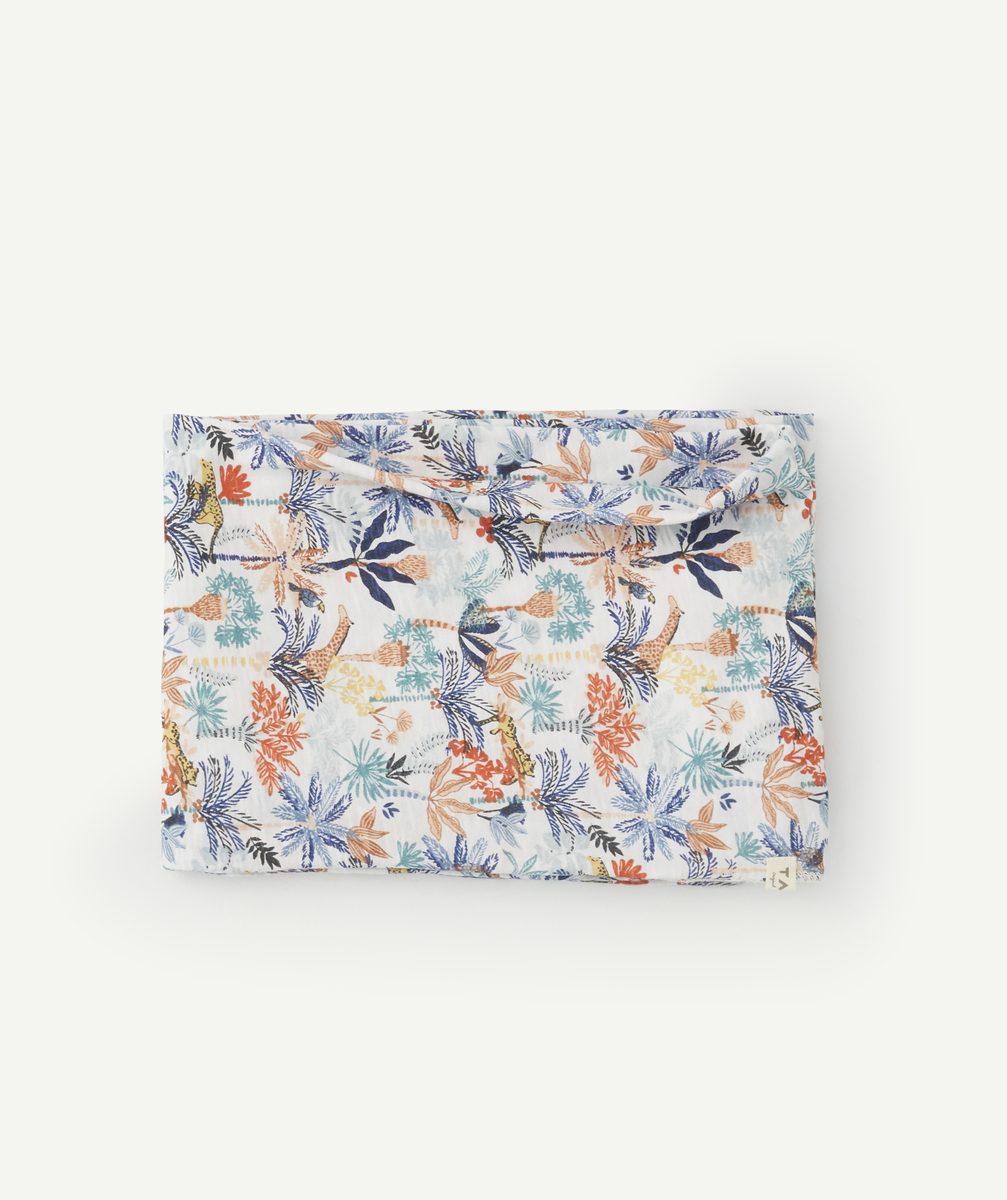 Snood double tour imprimé savane bébé fille - TU
