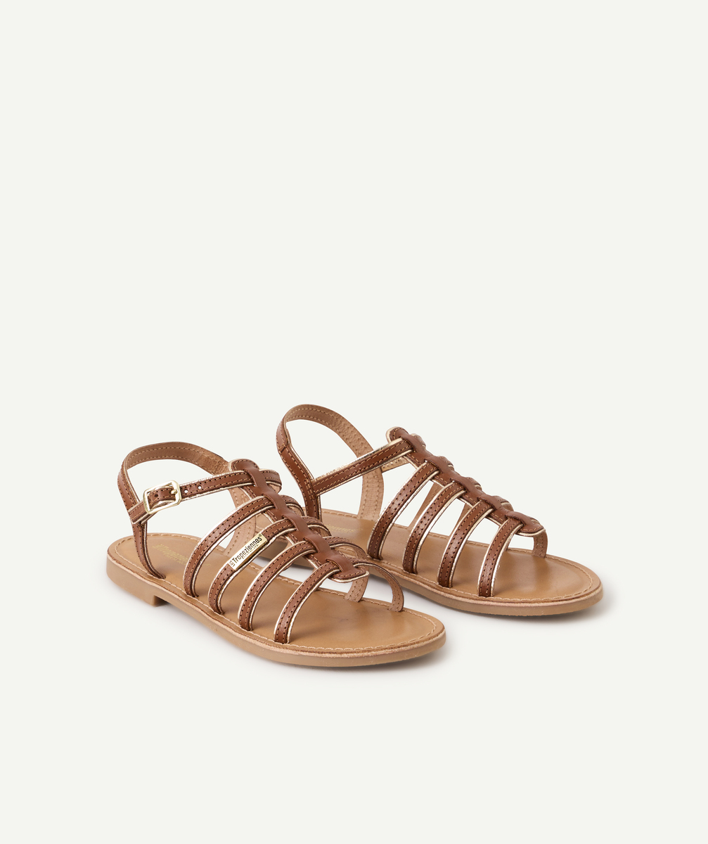 sandales spartiate monzar brunes - 32