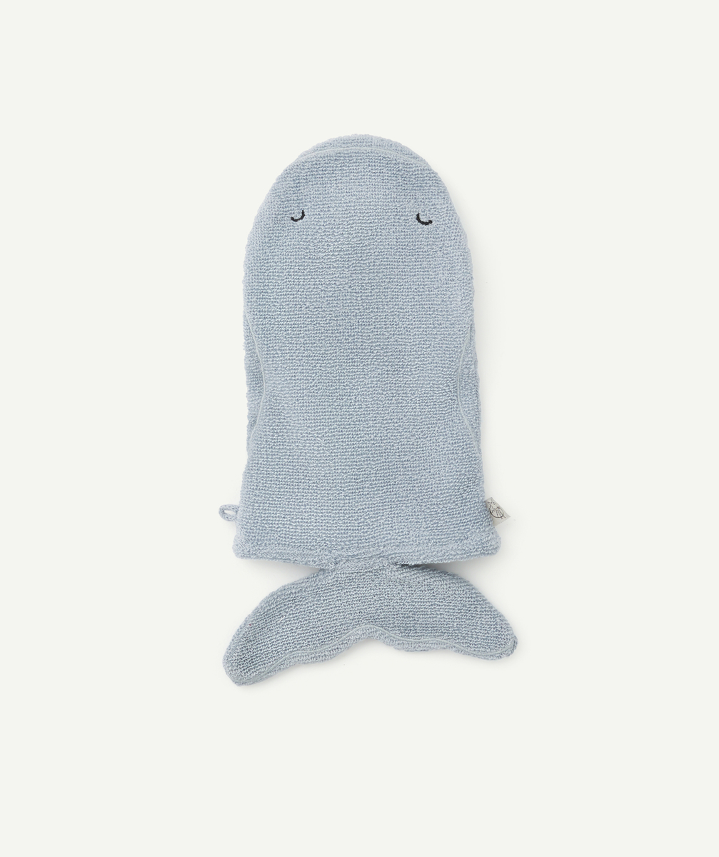 gant de toilette baleine bleue - tu