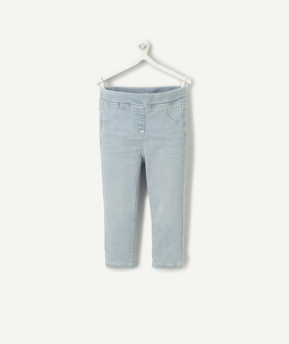 Tregging bébé fille en denim bleu less water - 24 M
