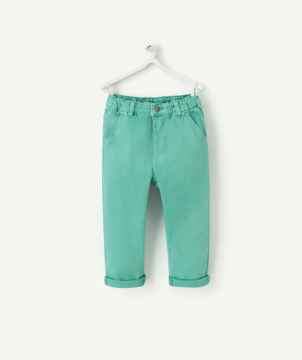 Pantalon relax bébé garçon vert - 36 M