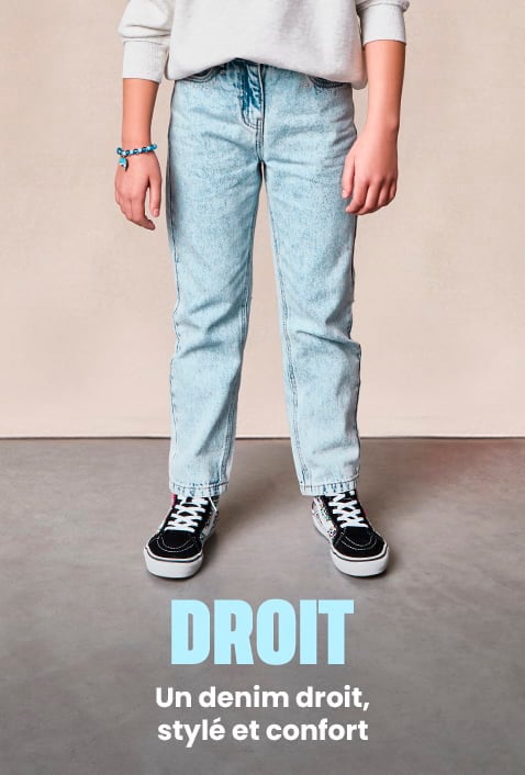 Jeans Regular Fille au 14 ans Tape à l'oeil - Main Image